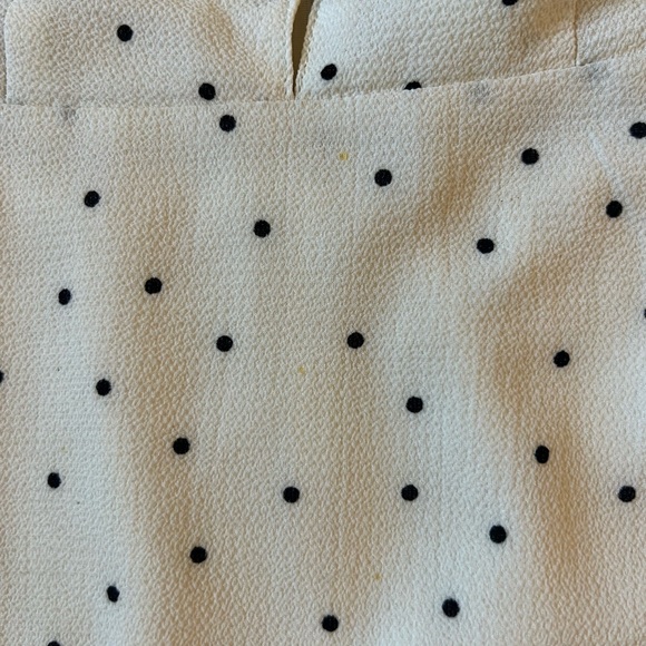 Polka dot flirty mini dress. Size small. - Picture 3 of 5